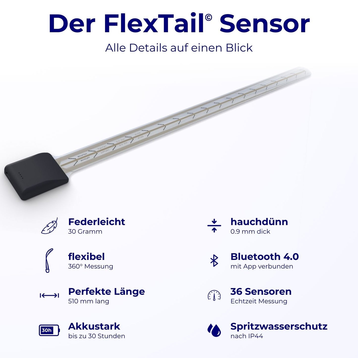 FlexTail© Rücken-Sensor (8 Wochen Leihe)